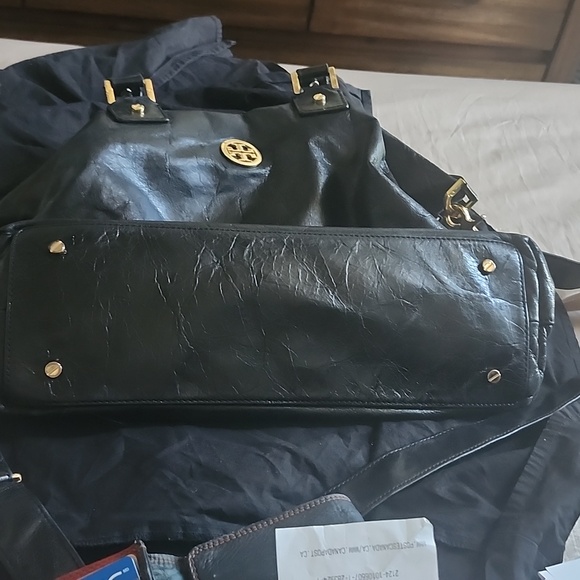 Torry burch black leather shoulder bag - Picture 9 of 17